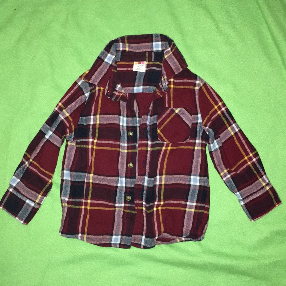 Plaid flannel shirt